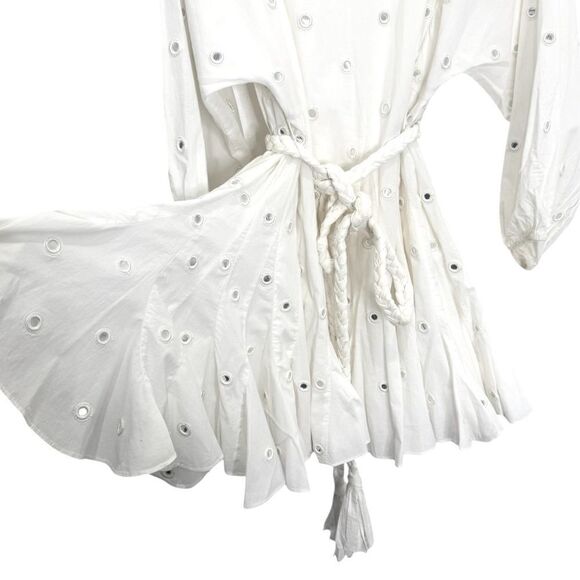 RHODE $535 Ella Dress in White Mirror - Picture 10 of 10